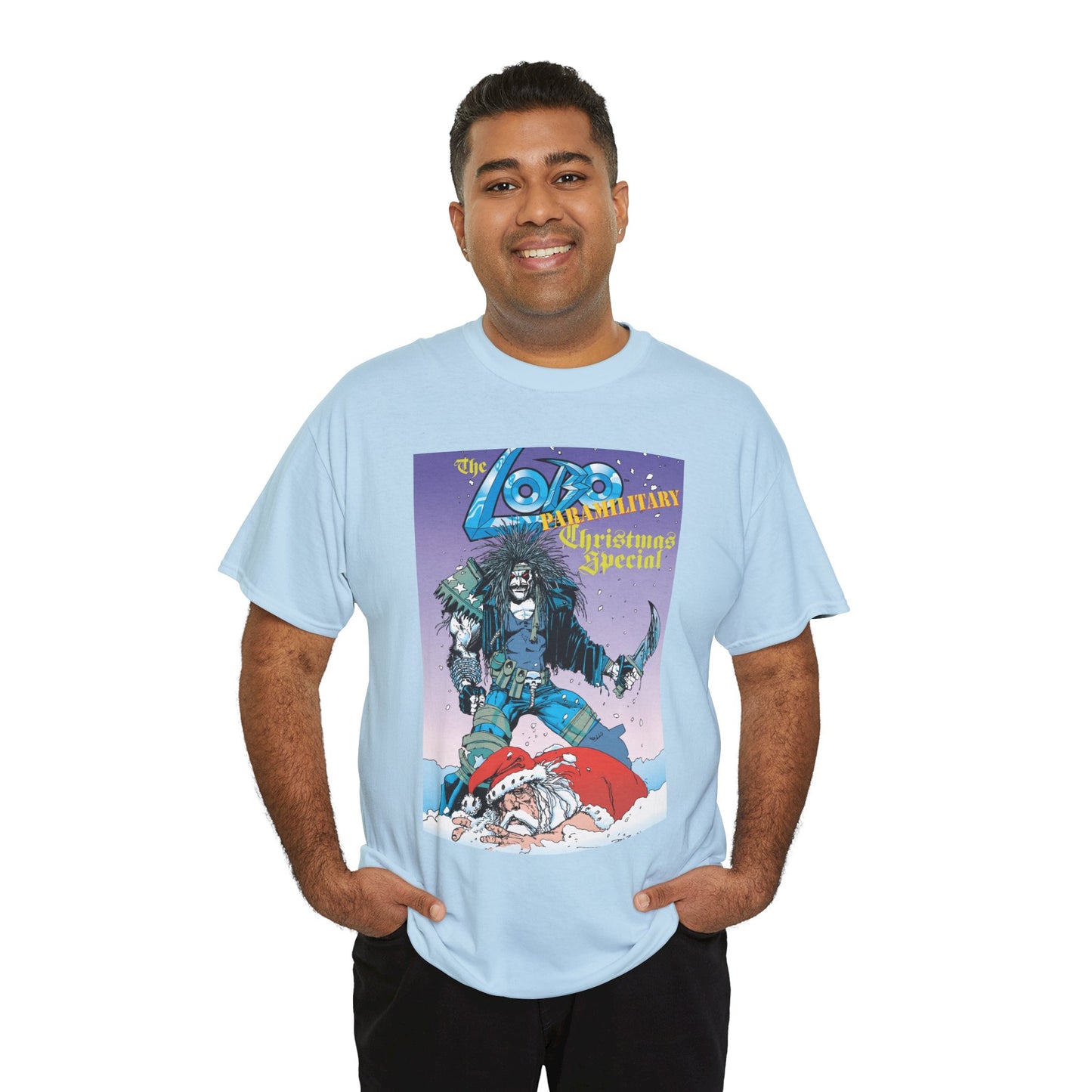 Lobo Paramilitary Christmas Special T-Shirt - Simon Bisley Art - DC Comics