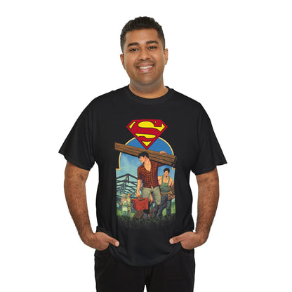 Superman: Son of Kal-El T-Shirt - Travis Moore Art - #17 Variant Cover - Clark and Jon Kent - Super Thirst Trap - DC Comics