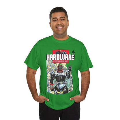 Hardware T-Shirt - Denys Cowan Art - Curtis Metcalf Vs Edwin Alva - Milestone Media - DC Comics