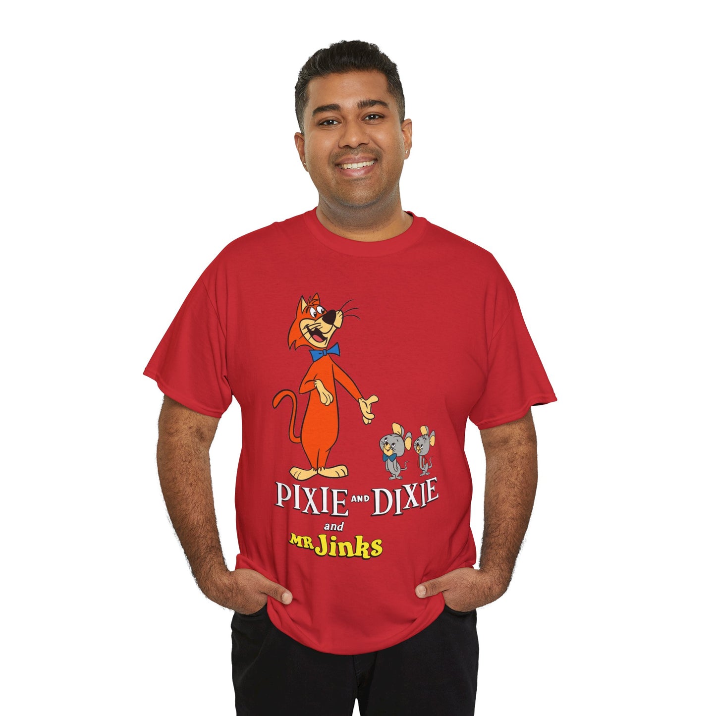 Pixie & Dixie & Mr Jinks T-Shirt - Classic Hanna-Barbera Saturday Morning Cartoon - I Hate Meeces to Pieces!