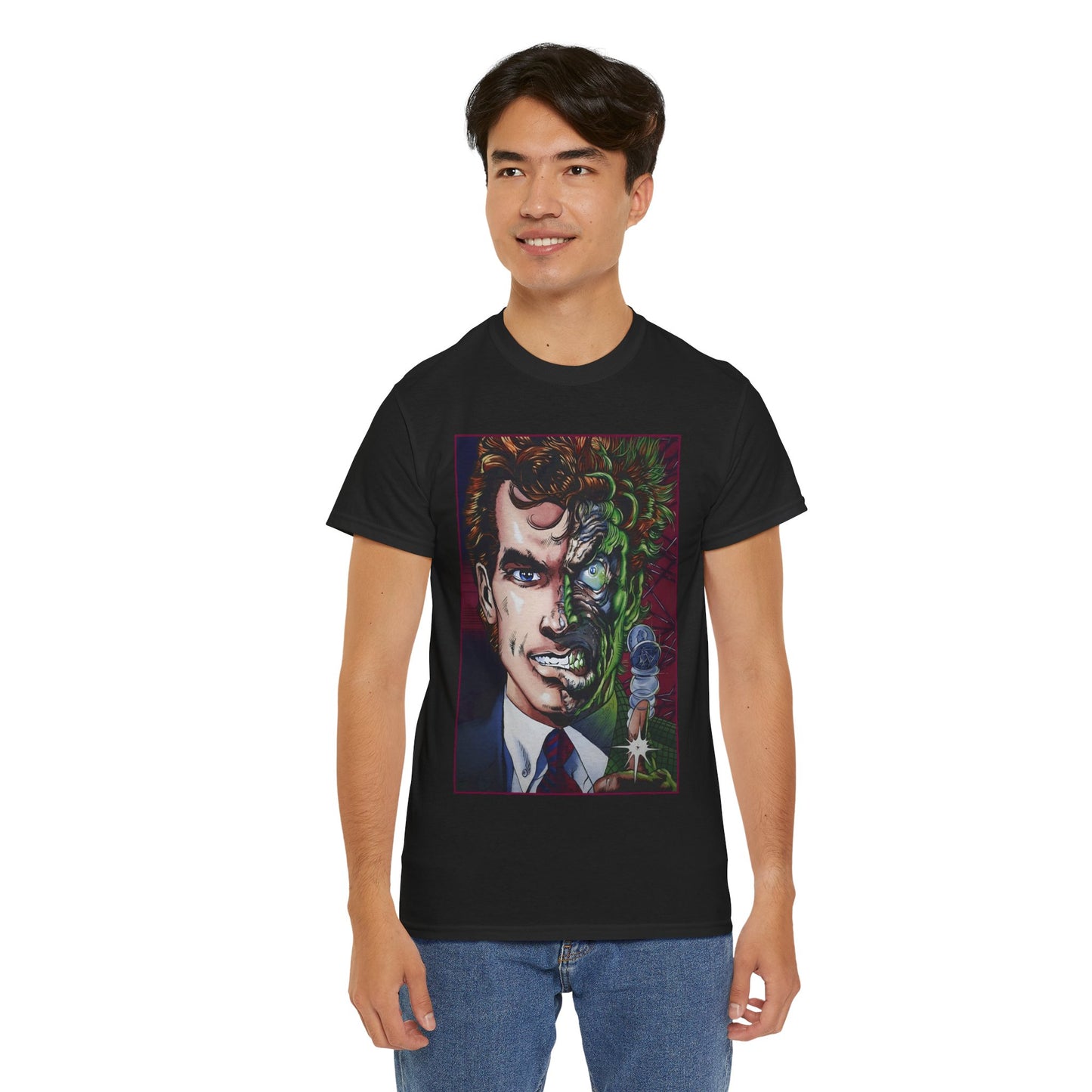Two Face T-Shirt - Neal Adams Art - DC Comics