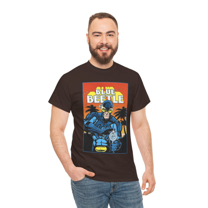 Blue Beetle T-Shirt - Ted Kord - 1980s DC Series - DC Comics