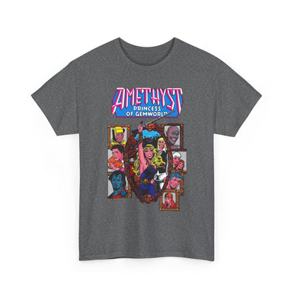 Amethyst Princess of Gemworld T-Shirt - Ernie Colon Art - Sardonyx, Dark Opal, Granch, Citrina - DC Comics