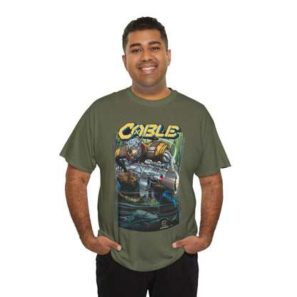 Cable T-Shirt - Greg Capullo Art - X-Force Leader, Mutant Fighter - Nathan Summers - Marvel Comics