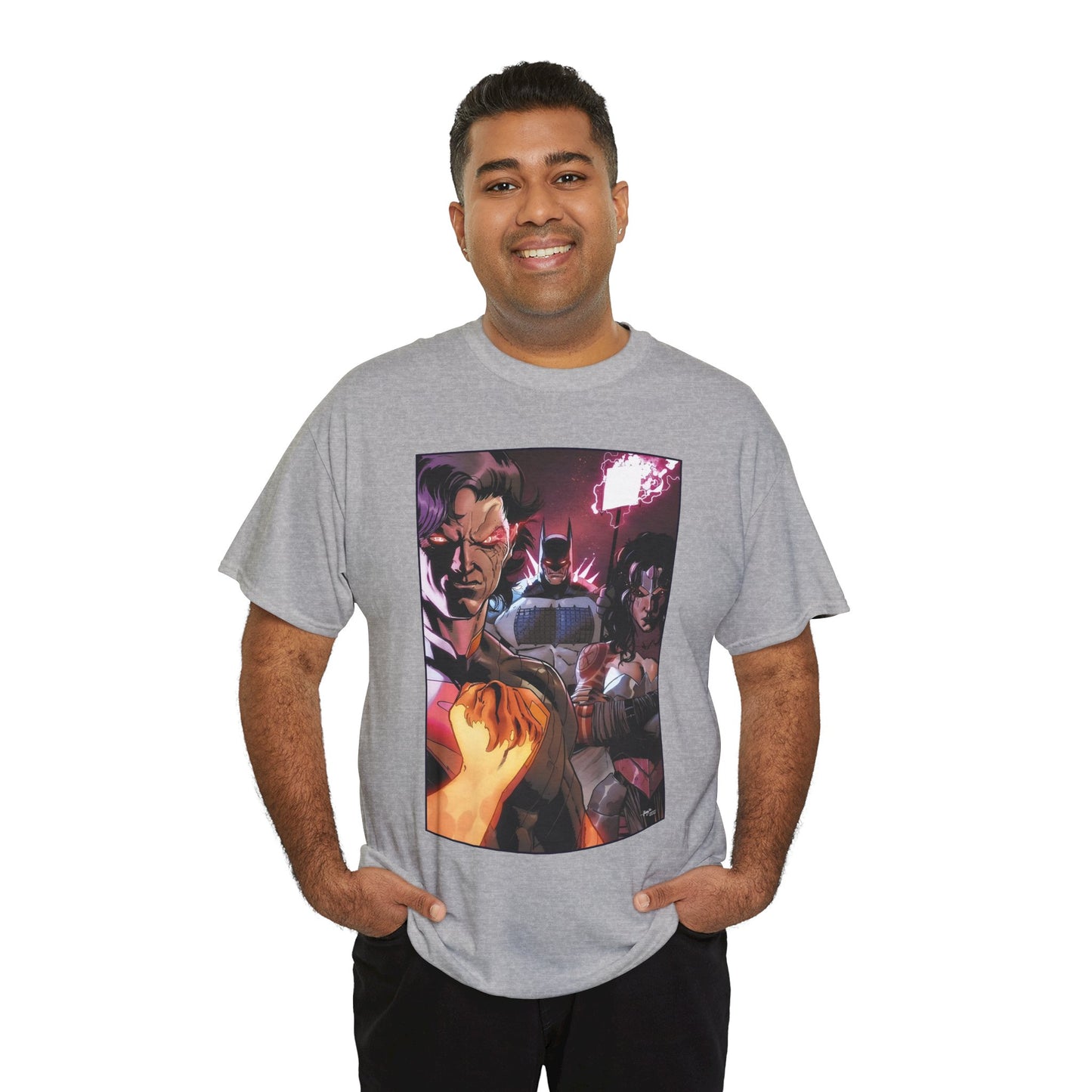 Absolute Trinity T-Shirt - Javier Fernandez Art - Superman, Batman, Wonder Woman - DC K.O. Variant Cover - DC Comics