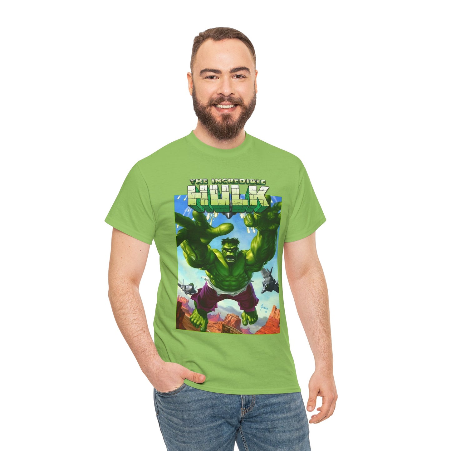 Incredible Hulk T-Shirt - Joe Jusko Art - Bruce Banner - Marvel Comics
