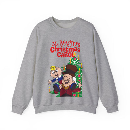 Mr. Magoo's A Christmas Carol Heavy Blend Crewneck Sweatshirt - Festive Holiday Cartoon Special