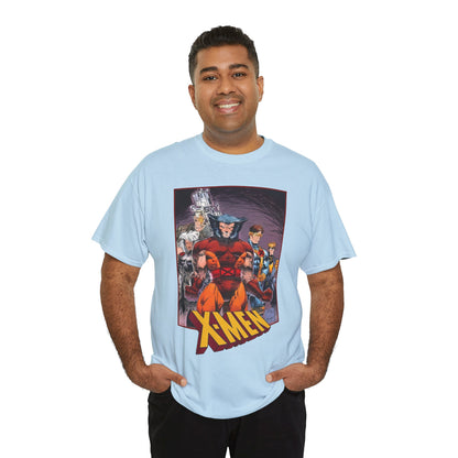 X-Men T-Shirt - While Portacio Art - Wolverine, Cyclops, Storm, Cable, Havok - Marvel Comics