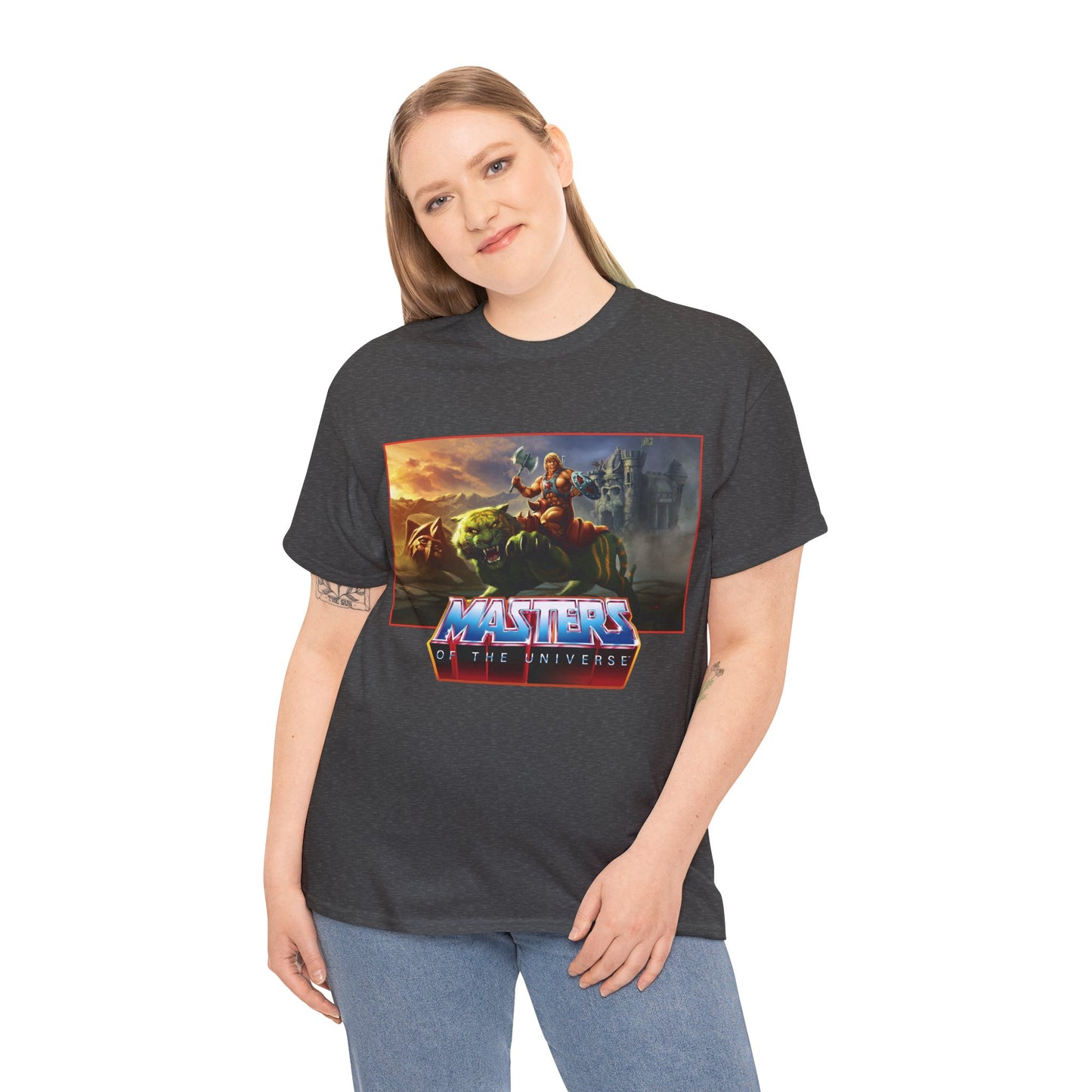 He-Man & Battle Cat T-Shirt- Masters of the Universe, MOTU - New 2026 Movie with Nicholas Galitzine