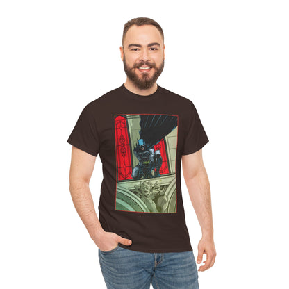 Batman T-Shirt - Cully Hamner Art - Batman Allies Secret Files Cover - Gotham Protector - And a Gargoyle! - DC Comics