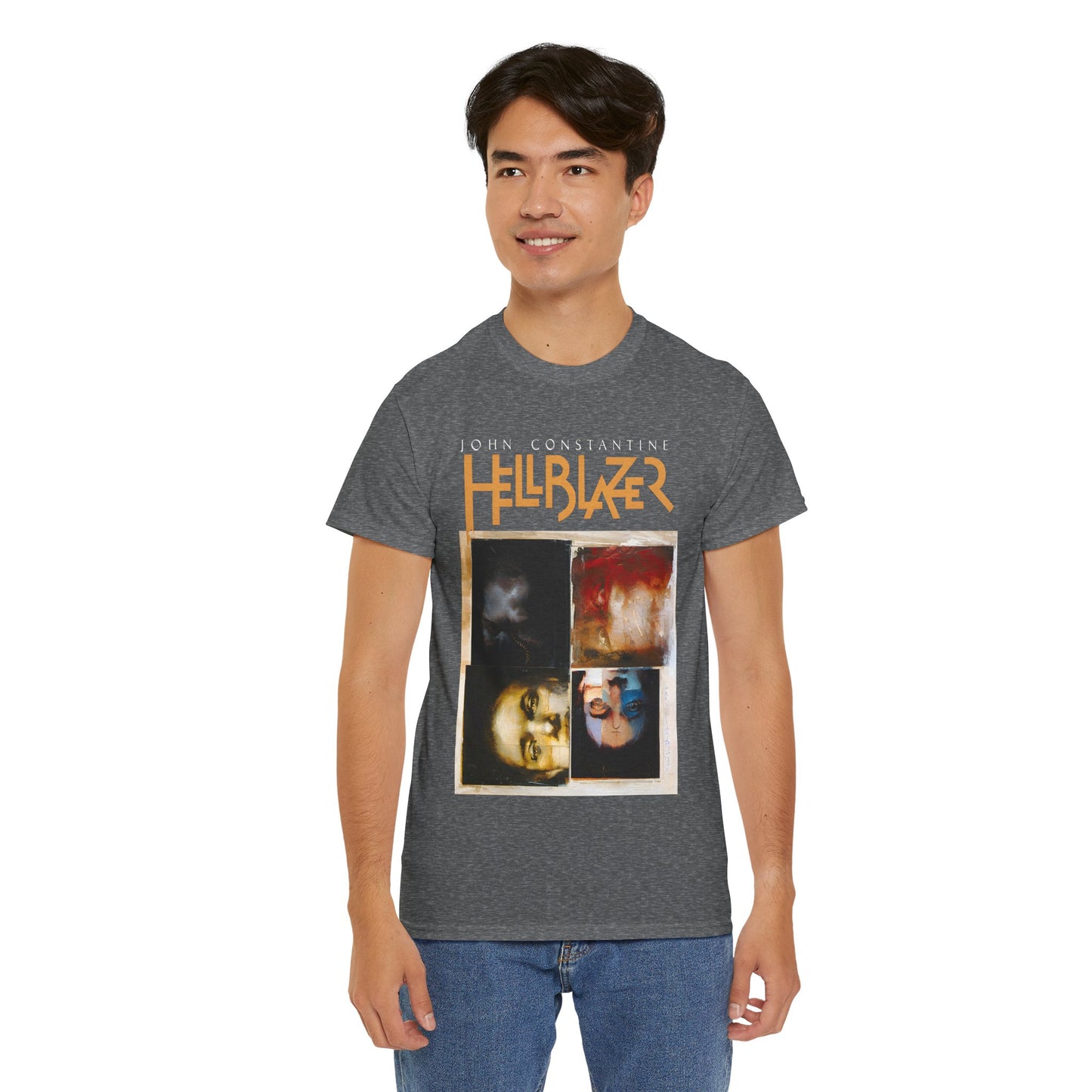 John Constantine Hellblazer T-Shirt - Dave McKean Art - DC Comics, Vertigo