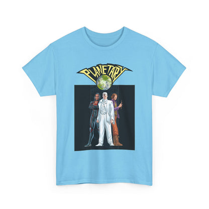 Planetary T-Shirt -  - John Cassaday Art - The Drummer, Jakita Wagner & Elijah Snow - DC Comics/Wildstorm