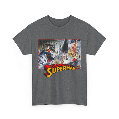 Superman Christmas Tree T-Shirt - Alex Ross Art - DC Comics