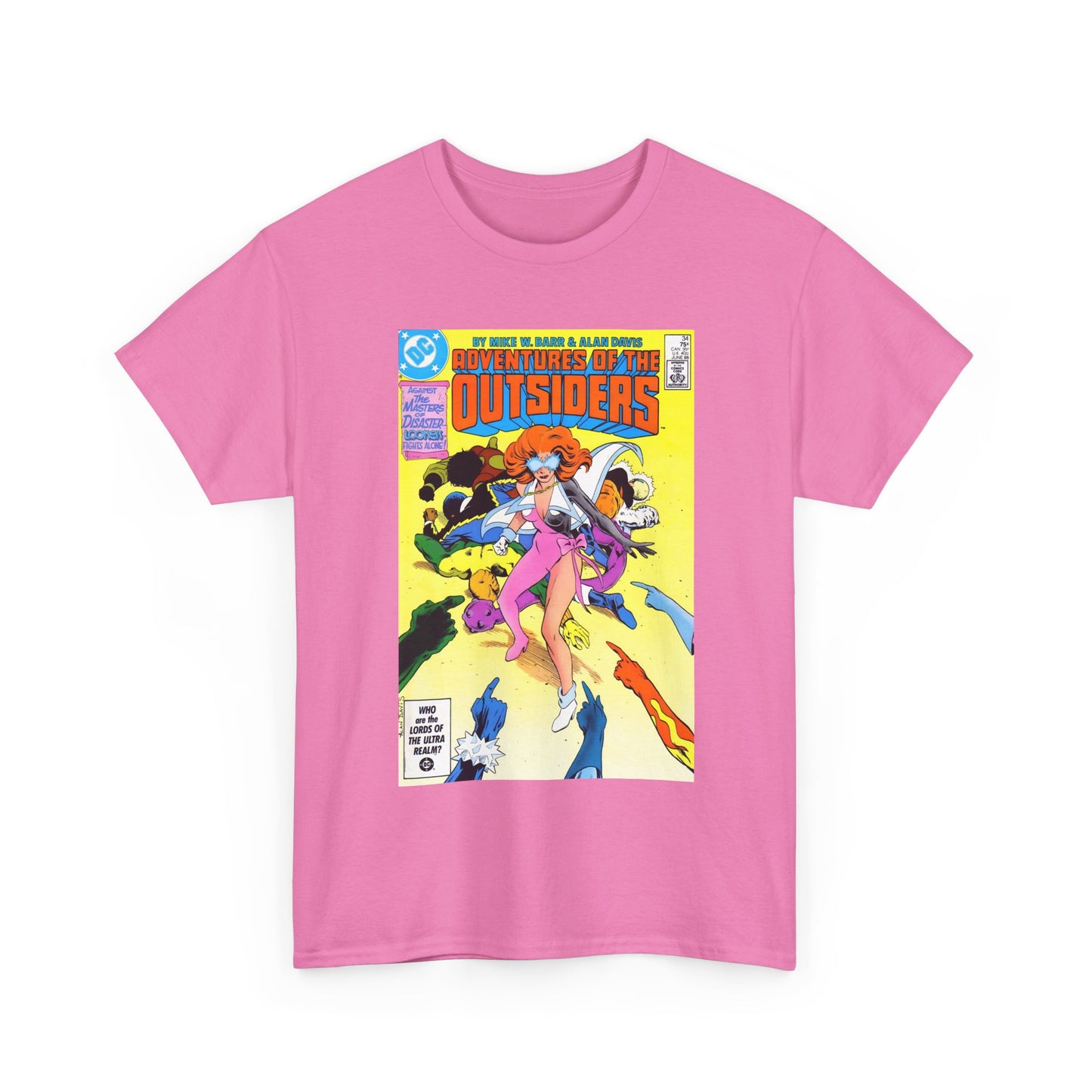 Adventures of the Outsiders #34 T-Shirt - Alan Davis Art - DC Comics
