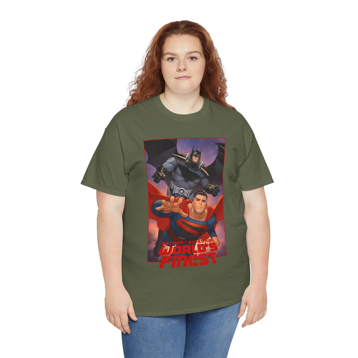 Batman Superman World's Finest T-Shirt - David Nakayama Art - Kingdom Come - DC Comics