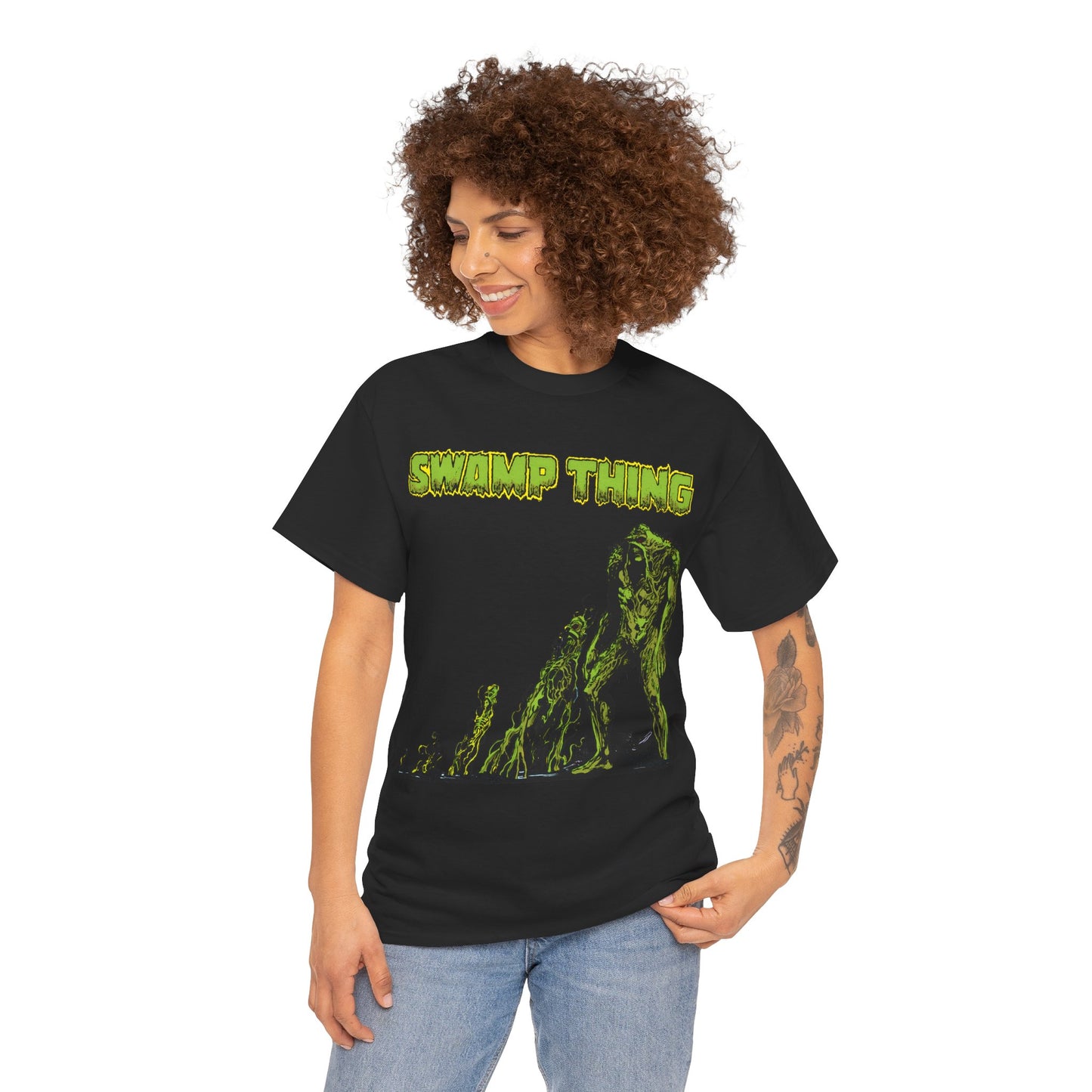 Swamp Thing T-Shirt - Stephen Bissette & John Totleben - Alec Holland - Avatar of the Green - DC Comics, Vertigo Comics