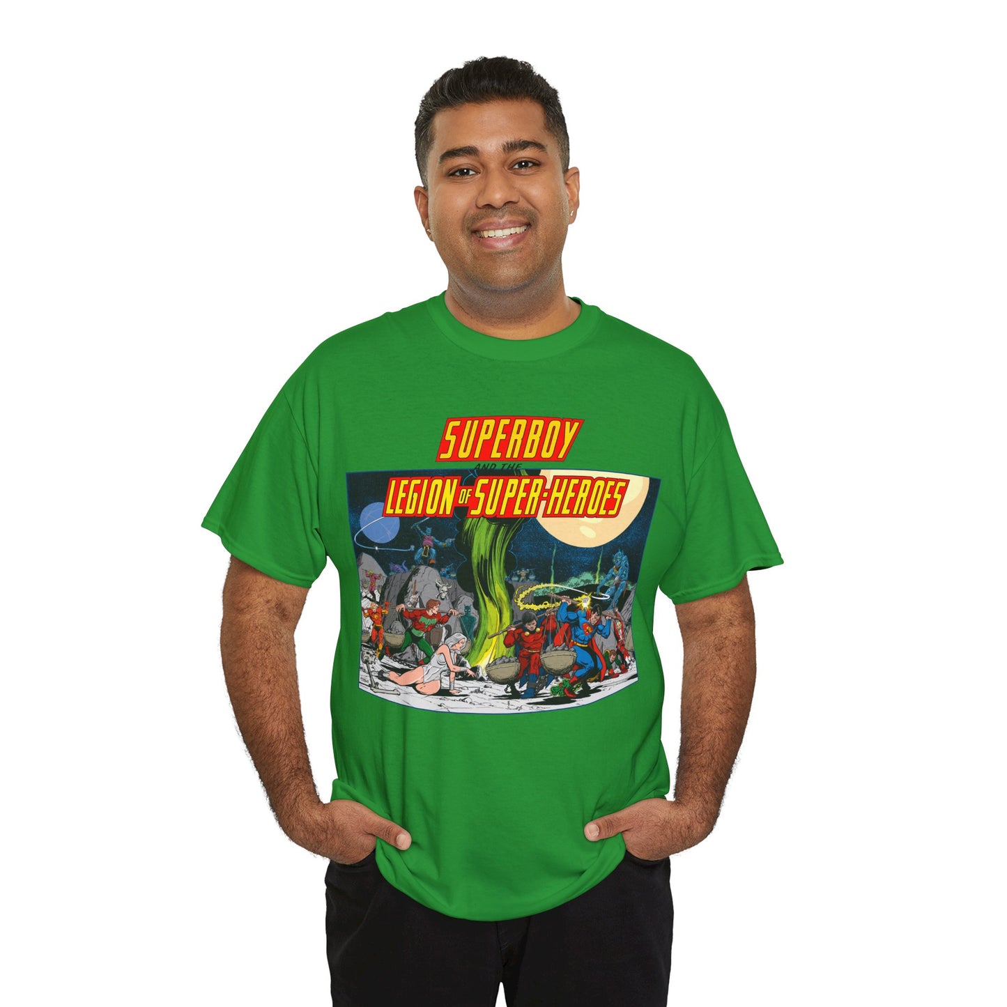 Superboy & Legion of Super-Heroes T-Shirt - Jim Starlin Art - DC Comics