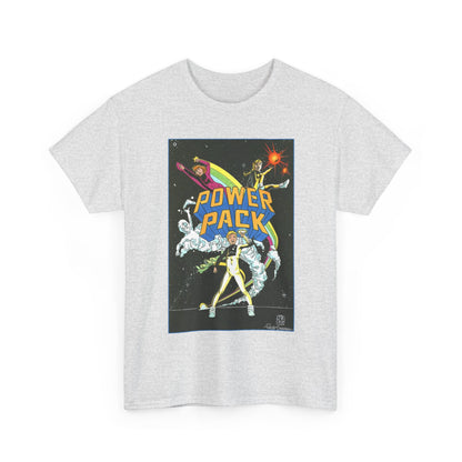 Power Pack T-Shirt - June Brigman, Roy Richardson, Bob Share Art - Ad Recreation - Marvel Comics