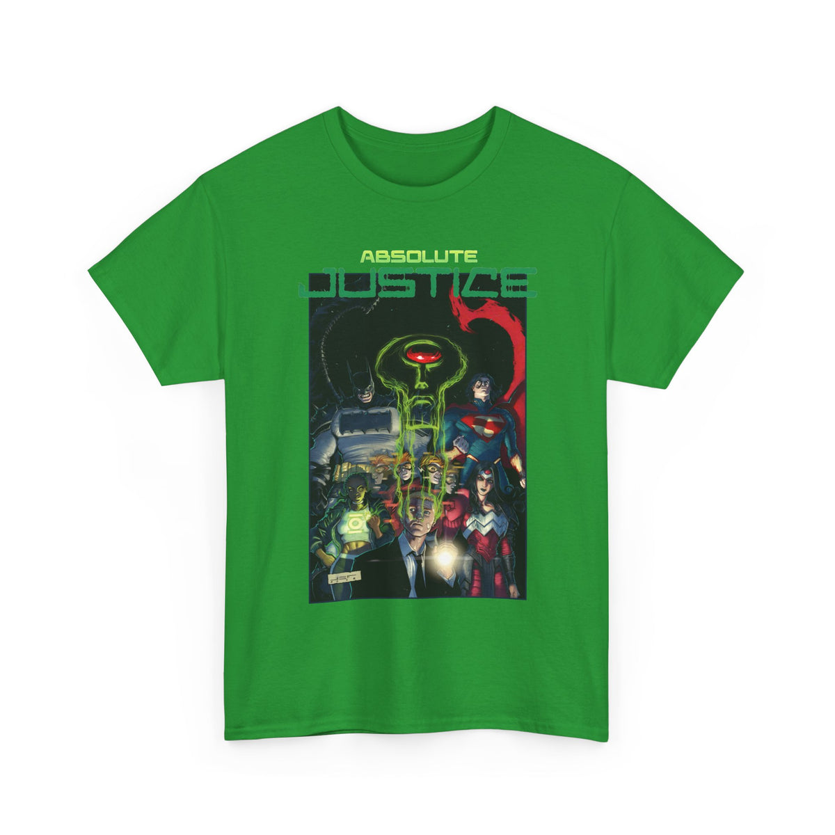 Absolute Justice T-Shirt - Juan Ferreyra Art - Superman Batman Wonder Woman Martian Manhunter - DC Comics