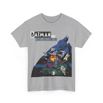 Batman The Long Halloween T-Shirt - Stunning Tim Sale Art - Joker, Catwoman, Two-Face, Poison Ivy, Commissioner Gordon - DC Comics - Classic Story