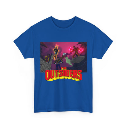 Outsiders T-Shirt - Batman: Brave & Bold Series - Halo, Geo-Force, Black Lightning, Katana, Metamorpho - DC Comics