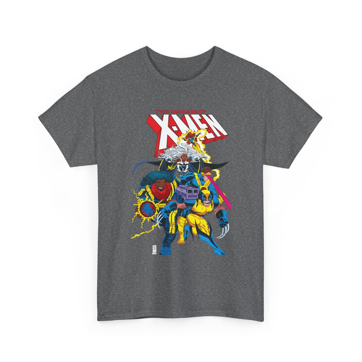 Uncanny X-Men T-Shirt - John Romita Jr Art - Cyclops, Storm, Bishop, Jean Grey, Wolverine - Marvel Comics