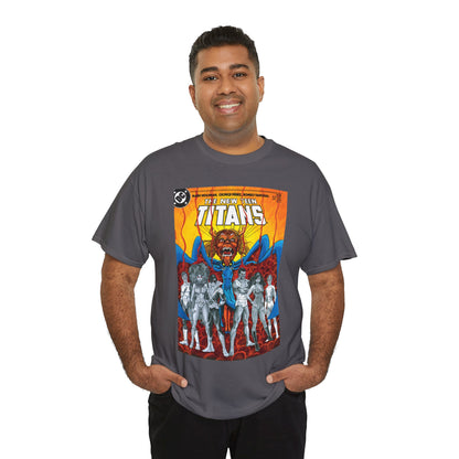 New Teen Titans #4 T-Shirt - George Perez Art - Trigon the Terrible - DC Comics
