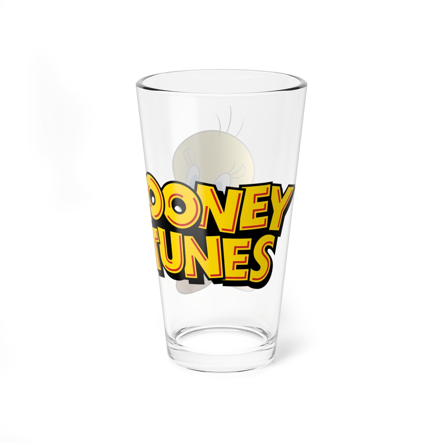 Tweety Bird Pint Glass, 16oz - Looney Tunes - Merrie Melodies - Beloved Cartoon Icon