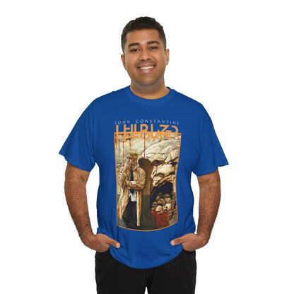 John Constantine Hellblazer T-Shirt - Lee Bermejo Art - #223 Cover - Wall Bleeding Blood - Vertigo Comics, DC Comics