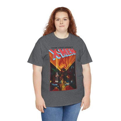 Uncanny X-Men T-Shirt - Bill Sienkiewicz Art - Phoenix, Cyclops, Colossus, Wolverine - Marvel Comics