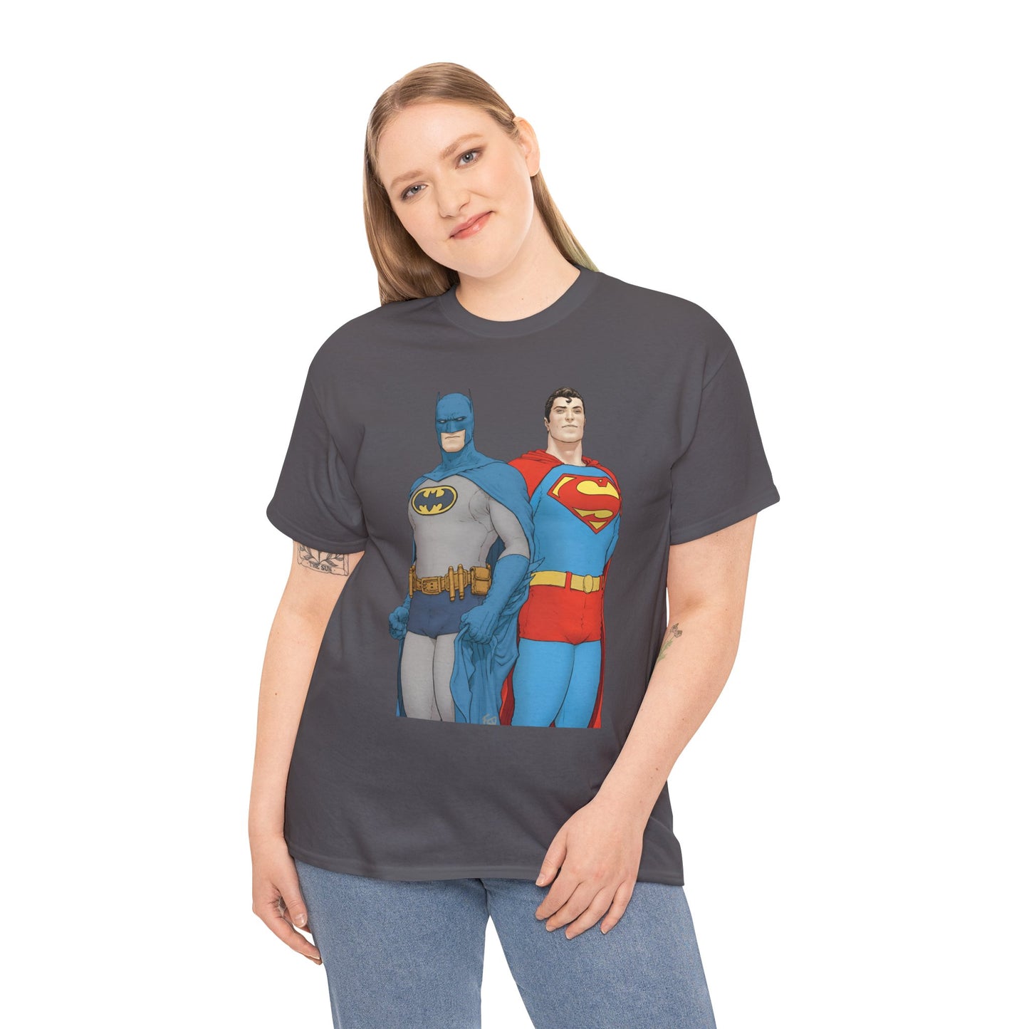 Batman & Superman T-Shirt - Frank Quitely Art - World's Finest Variant Cover Art - DC Comics
