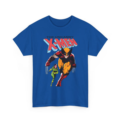 Wolverine & Rogue T-Shirt - Paul Smith Art - X-Member, Mutants - Marvel Comics - Uncanny X-Men #173 Cover - Logan