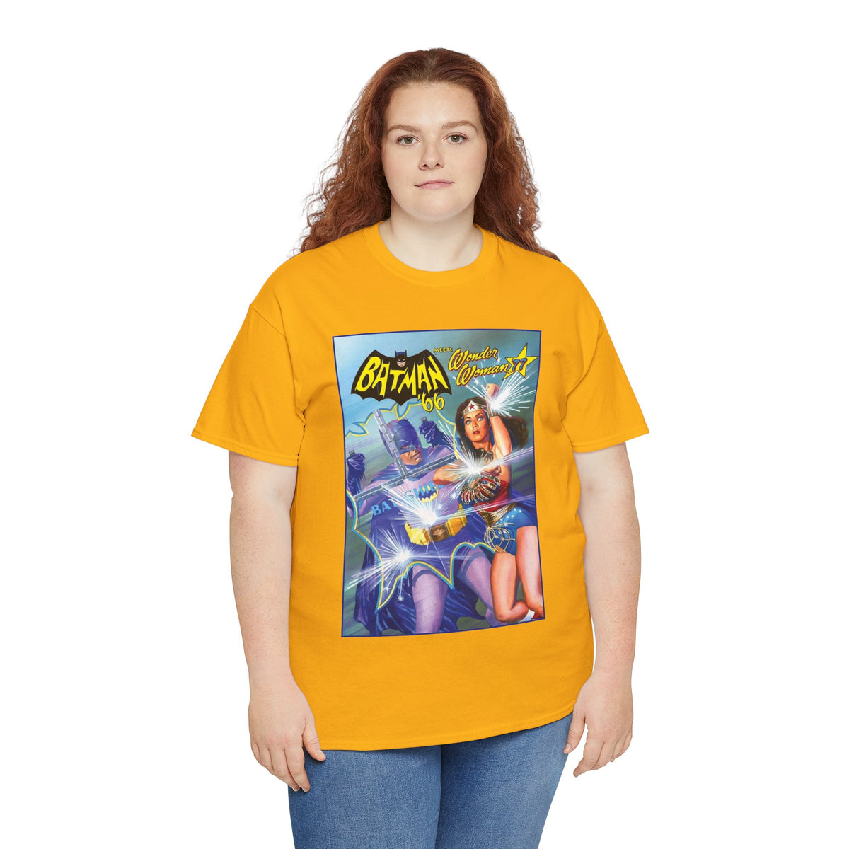 Batman '66 Meets Wonder Woman '77 T-Shirt - Alex Ross Art - DC Comics