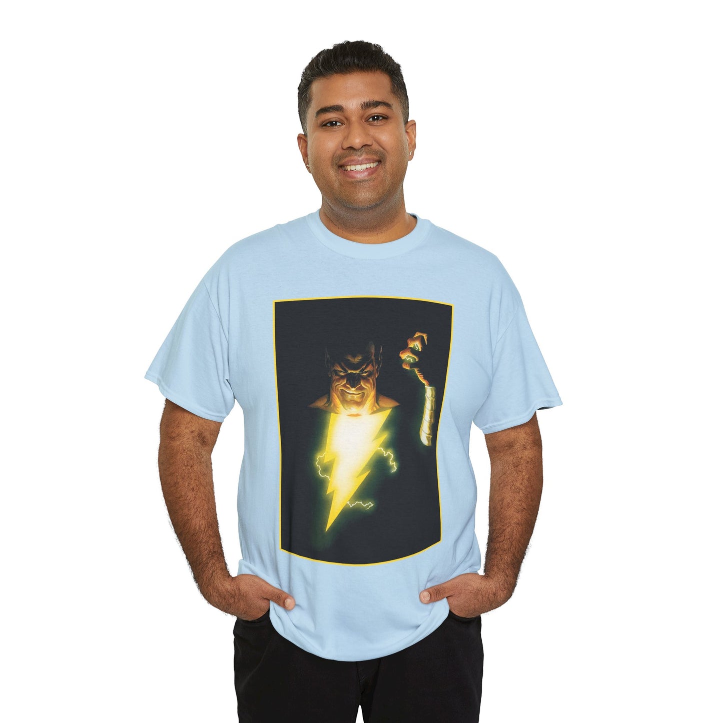 Black Adam T-Shirt - Alex Ross Art - JSA Cover Art - Shazam Family Foe - DC Comics