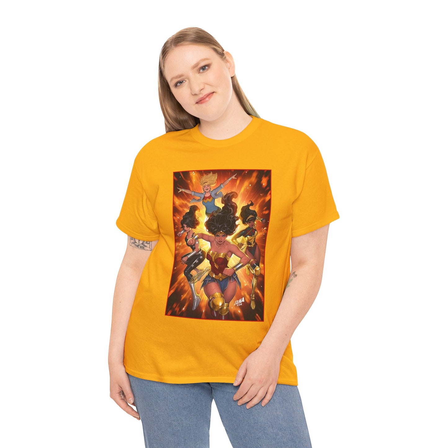 Wonder Woman & the Wonder Girls T-Shirt - David Nakayama Art - Donna Troy, Cassie Sandsmark, Yara Flor - #17 Variant Cover Art - DC Comics