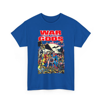 War of the Gods T-Shirt - George Perez Art - Wonder Woman Story - Superman, Captain Marvel, Hawkman, Firestorm, Dr Fate, Troia, Lobo, Batman - DC Comics