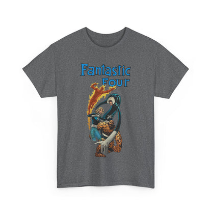 Fantastic Four T-Shirt - John Byrne Art - Invisible Woman, Reed Richards, The Thing, Human Torch - Marvel Comics