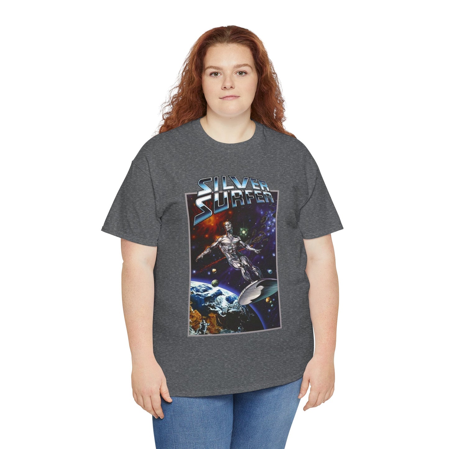 Silver Surfer T-Shirt - Amazing Joe Jusko Art - Marvel Comics Character - Former Herald of Galactus - Fantastic Four Connection - Norrin Radd