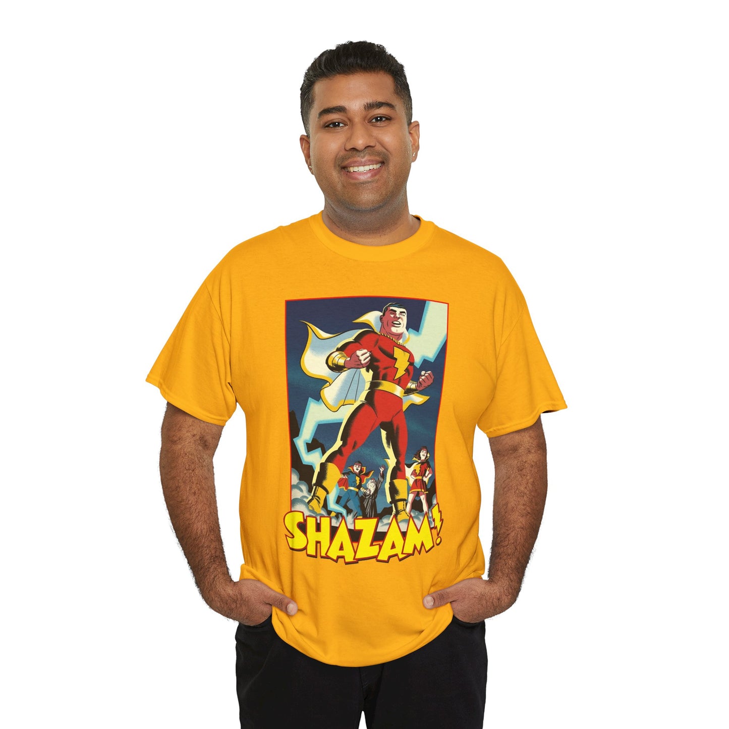 Shazam T-Shirt - Michael Cho Art - Marvel Family - Mary Marvel, Captain Marvel Jr - DC Comics