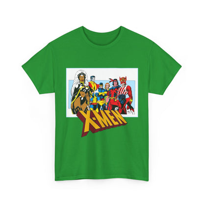 X-Men T-Shirt - Arthur Adams Art - Cyclops, Nightcrawler, Storm, Wolverine, Thunderbird, Sunfire, Banshee - Marvel Comics