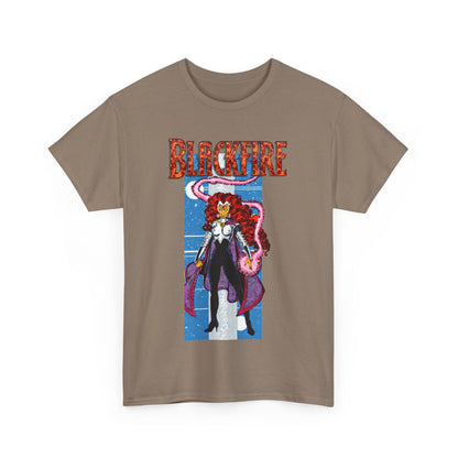 Blackfire T-Shirt - George Perez Art - New Teen Titans Enemy, Starfire's Evil Sister - From Tamaran - DC Comics