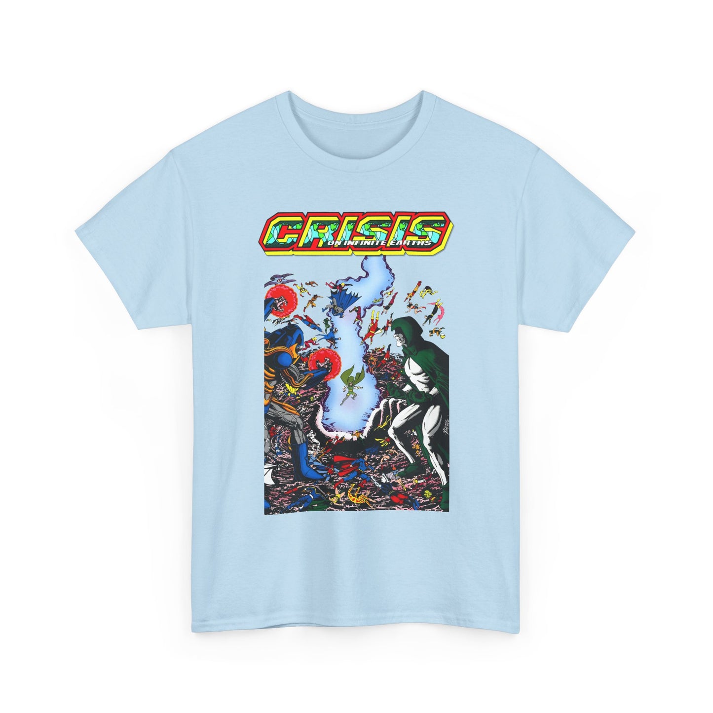 Crisis on Infinite Earths T-Shirt - George Perez Art - #10 Cover - Spectre Vs Anti-Monitor - DC Comics