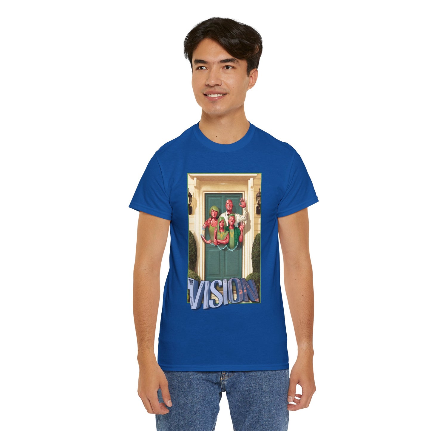 Vision T-Shirt - Mike Del Mundo Art - Avengers Member - The Visions Family - Tom King Story - Future MCU Series - Marvel Comics