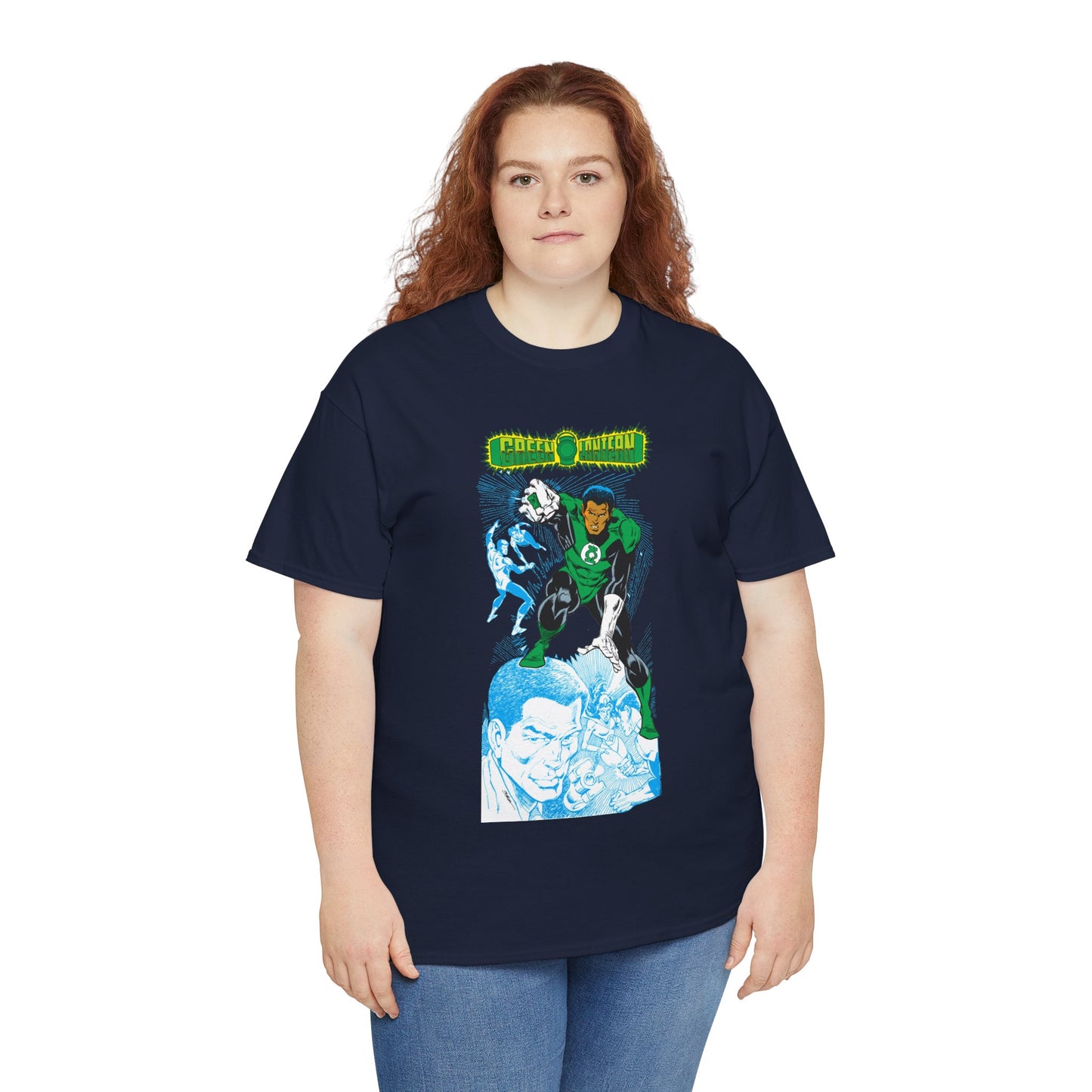 John Stewart Green Lantern T-Shirt - Joe Staton Art - Who's Who in the DC Universe Art - Sector 2814 - DC Comics
