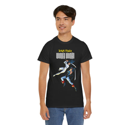 Diana Prince Wonder Woman  T-Shirt - From Diana's 1970s White Suit No-Powers Years - Bronze Age DC Comics