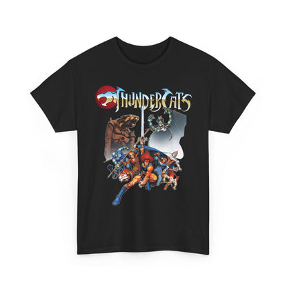 Thundercats T-Shirt - Lion-O, Panthro, Cheetara, Tygra, Snarf, WilyKit and WilyKat, Mumm-Ra