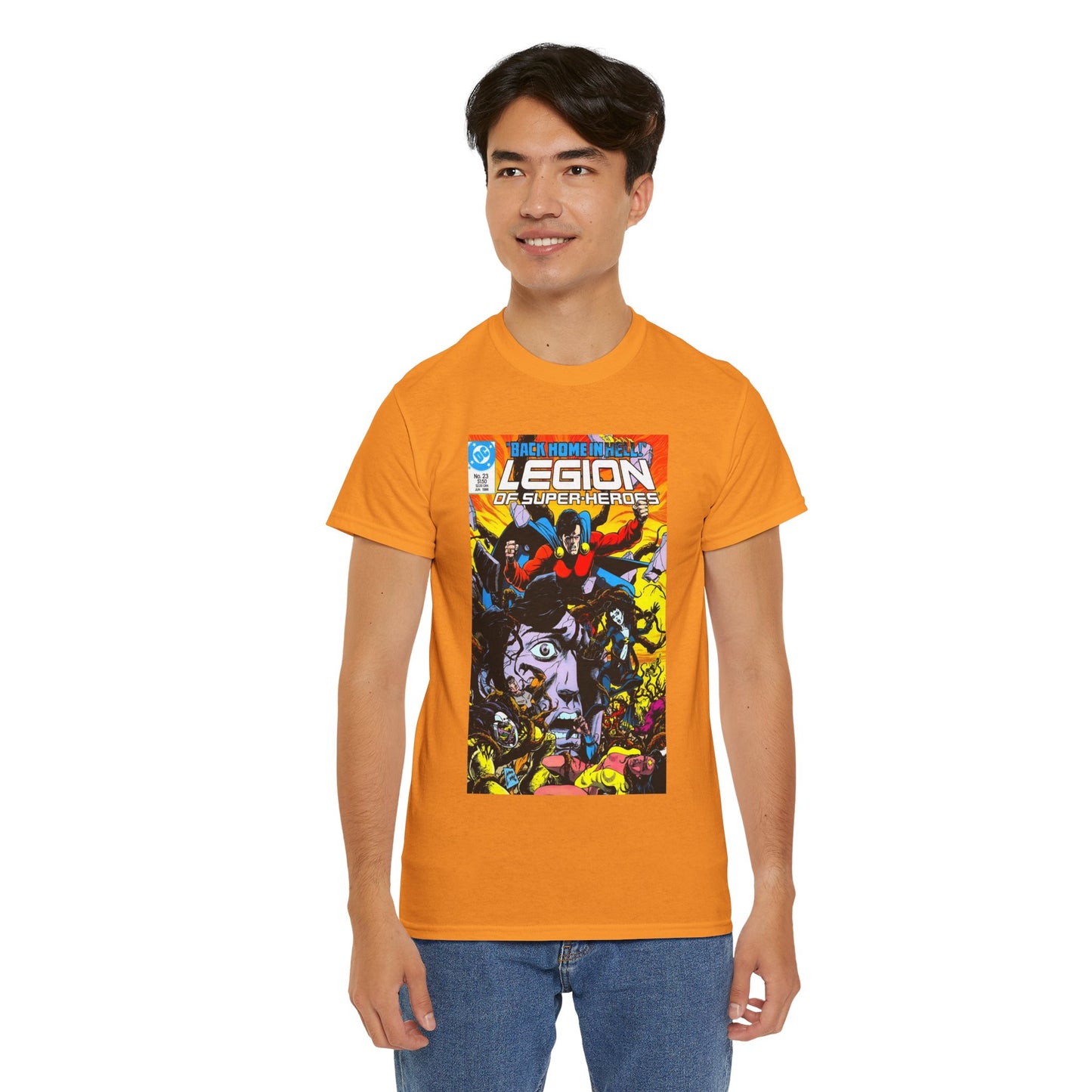 Legion of Super-Heroes #23 T-Shirt - Steve Lightle Art - DC Comics