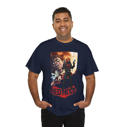 Red Hood T-Shirt - Jim Lee Art - Jason Todd, Batman Sidekick - Gotham Hero - DC Comics