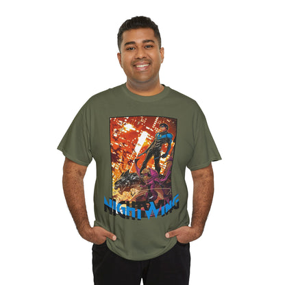 Nightwing & Spoiler T-Shirt - Jonboy Meyers Art - Gotham City & Bludhaven - DC Comics