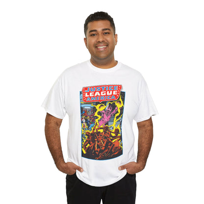 Justice League of America T-Shirt - George Perez Art - JSA Team-Up Cover - DC Comics